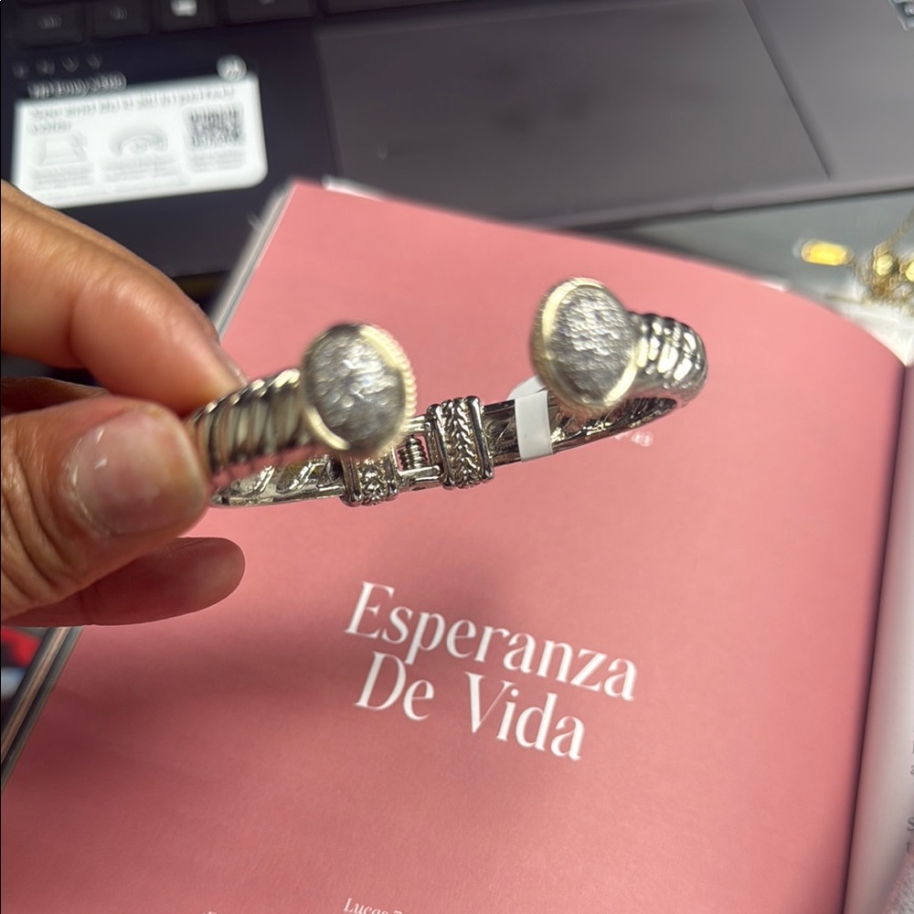 Elegant Silver and Gold Women's Bracelet